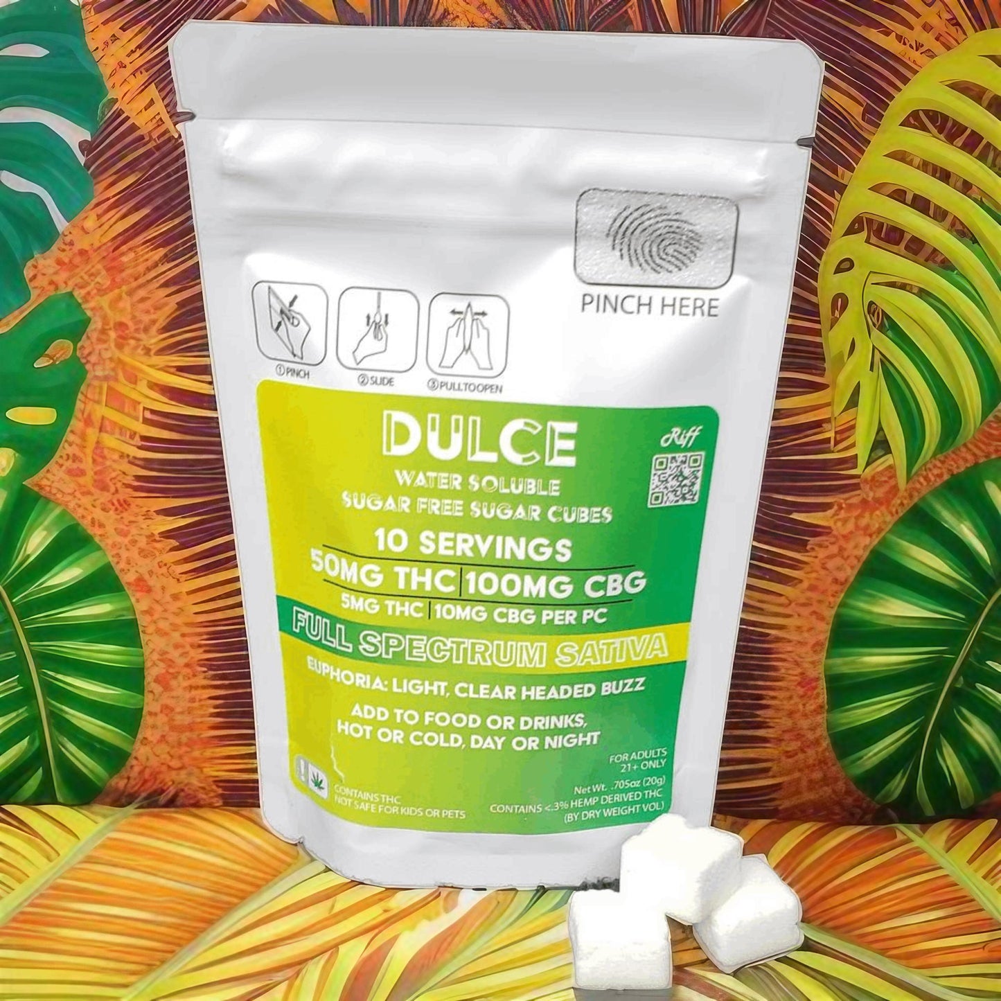 Dulce THC Sugar Free Sugar Cubes